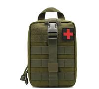 Tactical First Aid Bag MOLLE EMT IFAK Pouch Rip-Away Trauma First Emergency Pack(Green)