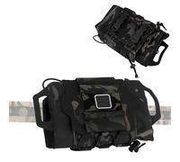 Tactical First Aid Pouch Kit: 0.177kg Ultra-Light Modular Belt/MOLLE/Pack Mount, Reinforced Tactical Medic Roll For Field Use(BCP)