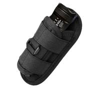 Tactical Flashlight Pouch Holster, Rotatable Flashlight Holder Clip Carrying Case with Key Holder for Duty Belt Police Safety Belt (Flashlight Pouch Only)