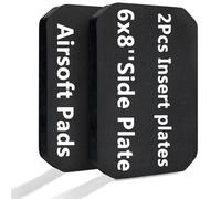 Tactical Foam SAPI Side Plates, Lightweight Cummerbund Plates Inner Liner Foam Plates Sturdy Dummy Plates Absorb Impact EVA Pads Fit for Tactical Vest Plate Carrier 2Pcs