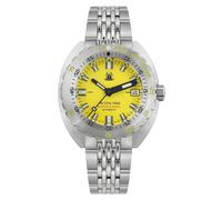 TACTICAL FROG 43mm Automatic Watch Sapphire Crystal Luminous NH35A Movement SUB 300T Diving Watches for Men 20ATM Waterproof, Yellow, Sport Style