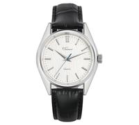 TACTICAL FROG Chameri 40MM Mens Watches with Leather Band, VH31 Quartz Movement Dress Watches for Men, Stainless Steel and Casual Wrist Watches, Minimalist and Classic Style, GS02-White Birch, Casual