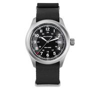 TACTICAL FROG Militado Men's Quartz Watch VH31 ML08 Double Domed Sapphire C3 Luminous 100M Waterproof Vintage, Black / Swiss 515, Strap.