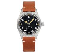 TACTICAL FROG Militado Military Watches for Men, Sapphire Crystal VD78 Quartz Movement 36mm Pilot Watch, 100m Waterproof D12 Series Men's Watches, Hand Leather, Military