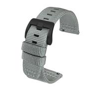 TACTICAL FROG Nylon Watch Band 20 mm Watch Strap Replacement for Men Women Military Watch Straps, Grey