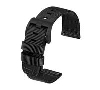 TACTICAL FROG Nylon Watch Band 22 mm Watch Strap Replacement for Men Women Military Watch Straps Black Buckle