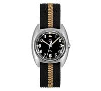 TACTICAL FROG RDUNAE RA02 36 mm G10 Men's Quartz Watches Retro Watch K1 Mineral Glass Stainless Steel Luminous Field Watch, black
