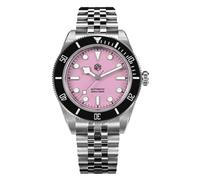 TACTICAL FROG San Martin SN0128 BB58 Automatic Watch 40mm Sapphire Crystal Dive Watches for Men 316L Stainless Steel 200M Water Resistant, Pink
