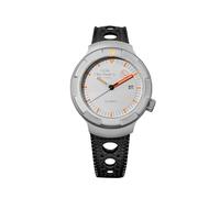 TACTICAL FROG Thorn Watch for Men - T011 Titanium Automatic Mechanical Watches 41mm Diving Waterproof Classic Watch with FKM Wrist Band, White