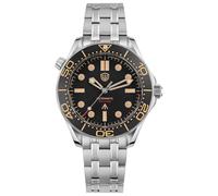 TACTICAL FROG Watchdives WD007 Sea Ghost NTTD Dive Watch for Men, 39/42 mm Domed Sapphire Crystal Titanium / 316L Steel Case Mens Automatic Watches, 200 M Water Resistant, Black / 39mm Stainless Steel