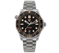 TACTICAL FROG Watchdives WD007 Sea Ghost NTTD Dive Watch for Men, 39/42 mm Domed Sapphire Crystal Titanium / 316L Steel Case Mens Automatic Watches, 200 M Water Resistant, Black / 42mm Titanium Case