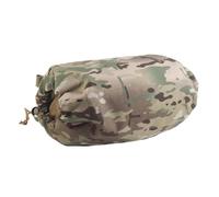 Tactical Gas Mask Pouch Bag Adjustable Drawstring Respirator Storage 3-in-1 Molle/Belt Mount Cordura Bag for Survival Emergency Airsoft & Tactical Use(Mc)