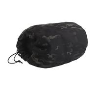 Tactical Gas Mask Pouch Bag Adjustable Drawstring Respirator Storage 3-in-1 Molle/Belt Mount Cordura Bag for Survival Emergency Airsoft & Tactical Use(Mcbk)