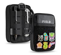 TACTICAL G lock E3.0 EDC Compact Waist Pocket Pouch, Men EDC Pouch Organizer, Multi-Purpose Molle Tool Pouch for Multitools, Utility Tool Organizer Bag for Daily Essentials Carry, Black