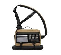TACTICAL_GEEK L3 Pro EDC Crossbody Bag, Chest Bag with Adjustable Strap,Daily Carry Sling Pack, Large Capacity Daypack Organizer for Camera, Drones（T500 Coyote Tan）