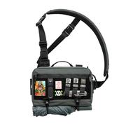 TACTICAL_GEEK L3 Pro EDC Crossbody Bag, Chest Bag with Adjustable Strap,Daily Carry Sling Pack, Large Capacity Daypack Organizer for Camera, Drones, T500 Grey, L, Modern