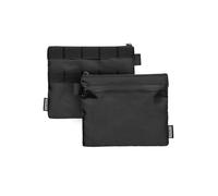 TACTICAL_GEEK Slim EDC Pouch, Portable Utility Carry Organization,Waterproof Small Nylon Bag,Lightweight Daily Organizer, A14-black