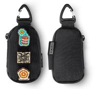 TACTICAL GEEK Storage A7 EDC Key Bag Molle Pouch, 500D Nylon Waterproof YKK Zipper Wallet Car Key Case, Multipurpose Pocket Organizer, Unisex Tac Pouch with Patch Area for Daily Carry, Black