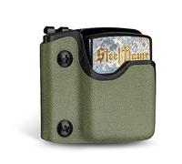 TACTICAL_GEEK TX2 Lighter Pouch for Zippo, Portable Lighter Holder with Z-Clip Belt Clip, Anti-Scratch Protective Storage Case for Daily Carry, Green