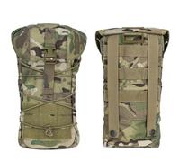 Tactical General Purpose Dump Pouch MOLLE Utility Drop Pocket Gear Pack | 500D Nylon,Water Resistant;Bungee Expansion,Drawcord;Drain Hole;For Battle Belt,Vest,Airsoft,Outdoor,Trip,Camp