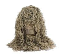 Tactical Ghillie Suit Hood Hunting HeadGear Paintball CS Game Head Cover For Ghillie Suit(Desert)
