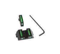 Tactical Green Dot Night Sights Front and Rear Iron Sight Machine Fiber Optic Sight for GLOCK17 17L 19 26 27 33 34 38,Hunting Accessories