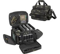 Tactical Gun Range Bag 2-Pack Pistol Case with Magazine Pouches Shooting Storage Shoulder Bag for Handguns, Magazines, and Ac