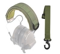 Tactical Headset Cover, Advanced Modular Headphone Headband, Protection Cover Pad, Cushion Wrap Ear Protection(Brown)