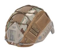 Tactical Helmet Cover For FAST Airsoft Helmets Paintball Gear Helmets Cover(TAN,L)