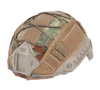 Tactical Helmet Cover Helmet Cover Adjustable Elastic Cord Paintball Airsoft Helmet Size M/L(CO17 MA,M)