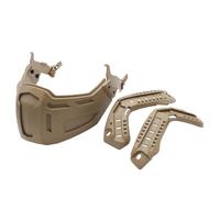 Tactical Helmet Half Face Mask Hunting Airsoft CS Game Paintball Mask(DE Mask)