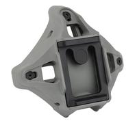 Tactical Helmet Shroud Three-Hole NVG Mount Adapter Multi-Function Adapter Base, for Fast Helmet(Grey)