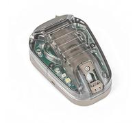 Tactical Helmet Signal Light Optional 4 Modes with Visible LED + IR Constant-on/Strobe, Waterproof Ladybird Survival Identification Lamp for Outdoor Sports