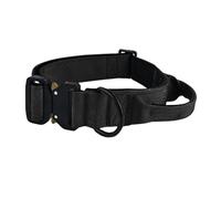 Tactical K9 Endurance Adjustable Dog Collar HugglePets Black S