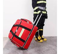 Tactical Large Capacity First Aid Backpack with Reflective Strips & Telescopic Rod for Camping Hiking Outdoor