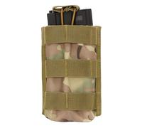 Tactical Magazine Pouch Holder - Compatible with M4 AR15 Rifle Magazines - Durable 600D Nylon - Fits Tactical Belts & Packs (CP)