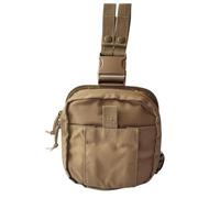 Tactical Medical Pouch, MOLLE Tactical Drop Leg IFAK Pouch, Assault Combat Hiking Bag Accessory Water-Resistant(Brown)