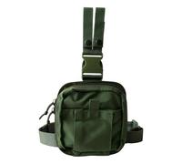 Tactical Medical Pouch, MOLLE Tactical Drop Leg IFAK Pouch, Assault Combat Hiking Bag Accessory Water-Resistant(Green)