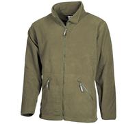 Tactical Mens Fleece Polar Jacket Outdoor Hiking Fishing Hunting Jumper Olive OD