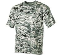 Tactical Mens T-Shirt Military Top Army Tee Metro Digital Urban Camouflage S-3XL