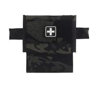 Tactical Micro Compact MED Pouch, Small IFAK Pouch Compact Belt Trauma Kit Pack MOLLE Rapid Deployment First Aid Bag with Tourniquet Holder(Bcp)