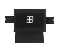 Tactical Micro Compact MED Pouch, Small IFAK Pouch Compact Belt Trauma Kit Pack MOLLE Rapid Deployment First Aid Bag with Tourniquet Holder(Black)