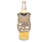 Tactical Mini Beer Vests | Multipurpose Beverage Vest with Adjustable Shoulder Straps | Thermal Insulation Tactical Drink Cooler for 12oz-16oz Cans and Bottles