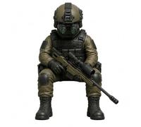 Tactical Mini Soldier Figurine, Realistic Action Man with Night Vision, Special Forces Action Figure, Mini Figurine for Monitor Buddy, Desktop Decor, Collection & Gift for Boys, Men, Veterans