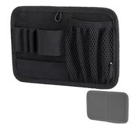 Tactical Modular Elastic Organizer Panel, Insert Bag Holder, Hook-n-Loop Back Accessory Holder for Expansion Backpack Vest(Black)