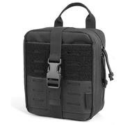Tactical MOLLE Admin Bag, Waterproof Tactical Molle Pouch Breathable Modular Tool Pouches for Sports Hiking Camping Traveling
