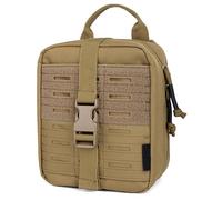 Tactical MOLLE Admin Bag, Waterproof Tactical Molle Pouch Breathable Modular Tool Pouches for Sports Hiking Camping Traveling