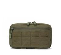 Tactical Molle Admin Pouch For Tactical Waist Pack Utility Tool Pouch Tactical Hunting Hiking MOLLE Belt Bags(Green)