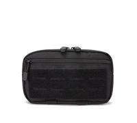 Tactical Molle Admin Pouch For Tactical Waist Pack Utility Tool Pouch Tactical Hunting Hiking MOLLE Belt Bags(Black)