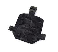 Tactical Molle Drop Leg Holster Platform, Mag Thigh Protector Paintball, for Airsoft Accessories Outdoor Sports(Bkcp)